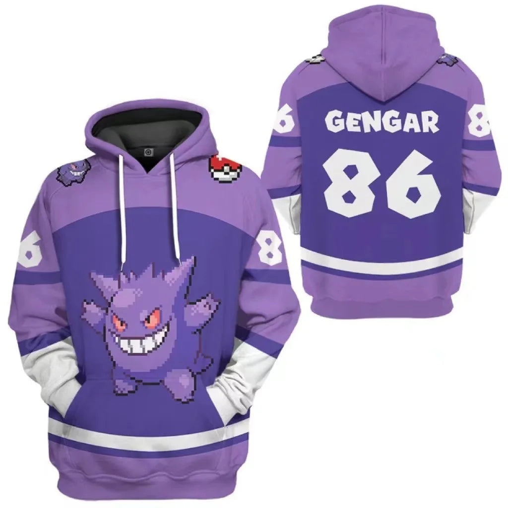 Children's Clothing POKK Hoodie Sweatshirts Autumn Winter Coats Kids Pullovers Pikachu Hoodies Baby Boys Girls Clothes