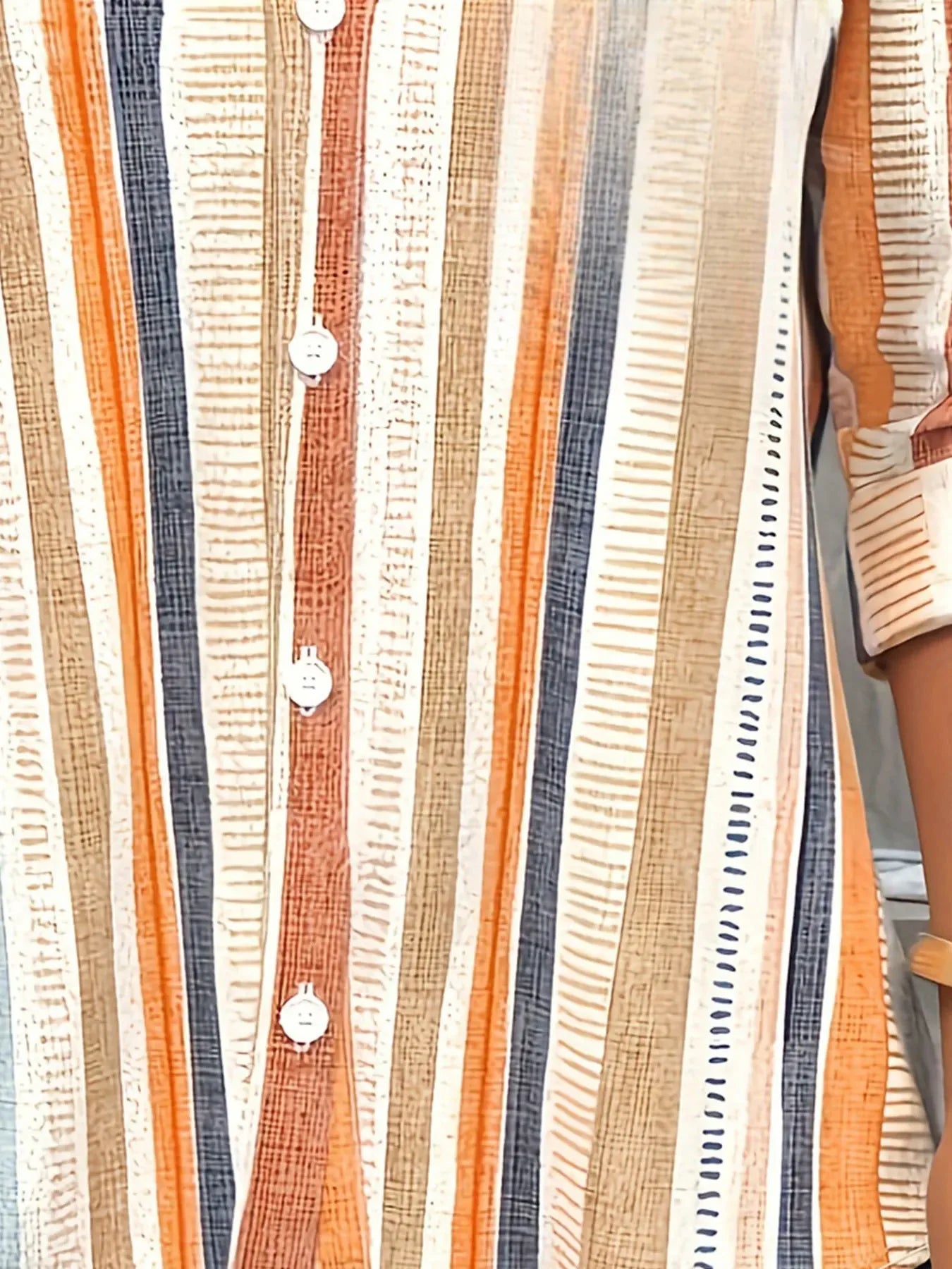Woman shirts & blouse striped print Button Long Sleeve Shirt Female clothing blouses Tops