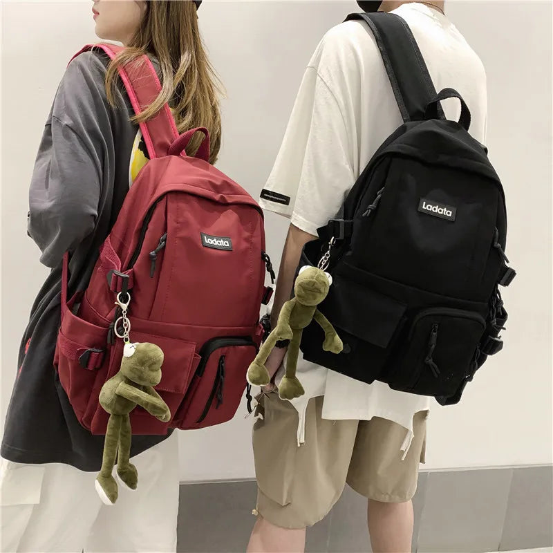 Unisex Waterproof Backpack Student College Style Schoolbag Women's Casual Large Capacity Computer Backpack