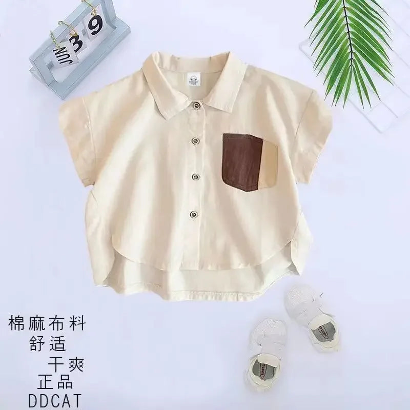 Fashion Summer Teenage Boy Clothes Boys Hiphop Korean Casual T-Shirt Shorts 2Pcs Sets Funny Cartoon Suit