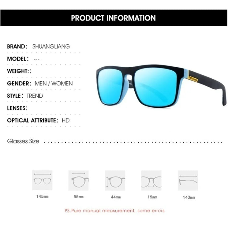Summer New Polarized Glasses Men Women Fishing Glasses Sun Goggles Camping Hiking Driving Eyewear Sport Sunglasses