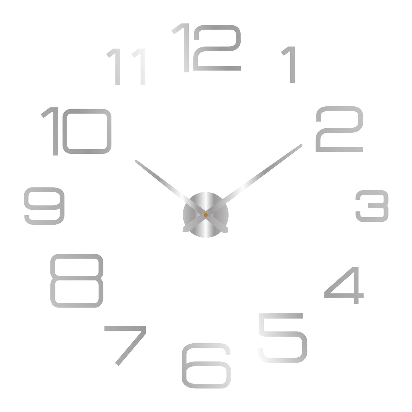 Modern Design Large Wall Clock 3D DIY Quartz Clocks Fashion Watches Acrylic Mirror Stickers Living Room Home Decor Horloge