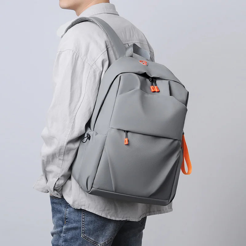 Business backpack men's USB school backpack 15.6-inch laptop waterproof backpack large capacity men's backpack