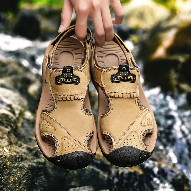 Men Shoes Summer New Large Size Men's Sandals Men Sandals Fashion Sandals Slippers Big Size 38-47