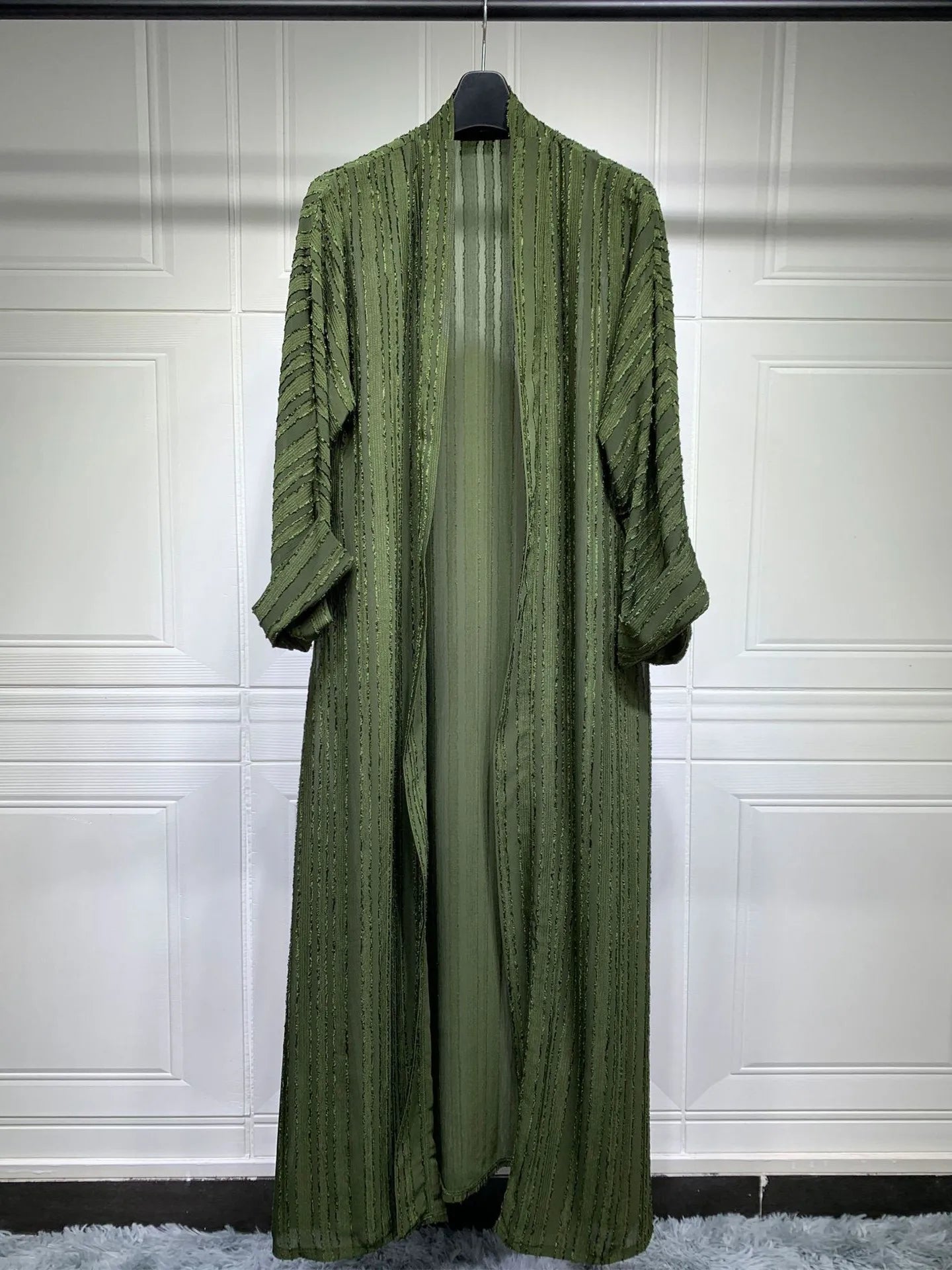 Colors Ramadan Eid Djellaba Abaya Long Sleeve Muslim Dress Kimono Opened Abaya Muslim Islam Abayas With Belt