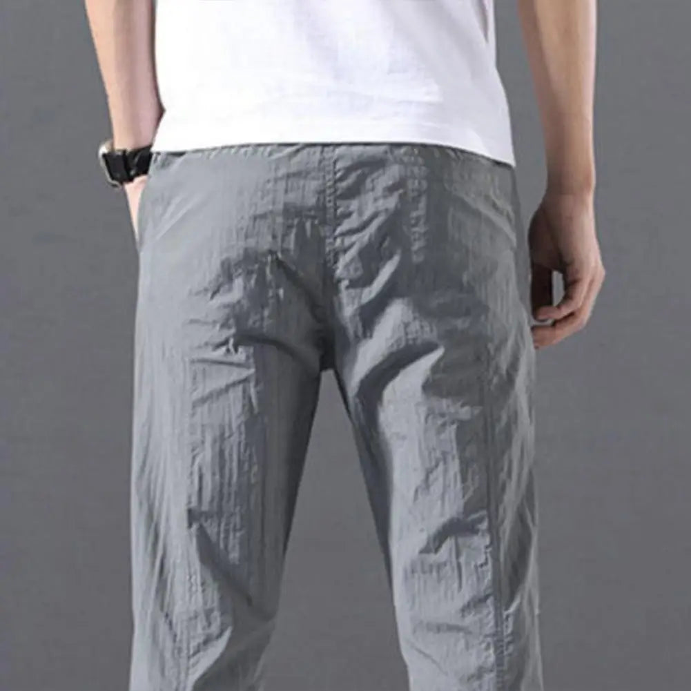Men Clothing Autumn Winter Sweatpants Elastic Baggy Casual Pants Pants for Mens High Quality Cropped Pants Sweatpants