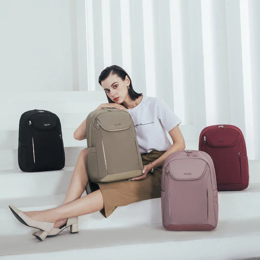 Travel Laptop Backpack for Women, 15.6 Inch Large Capacity Anti Theft Water Resistant Business College Bookbag