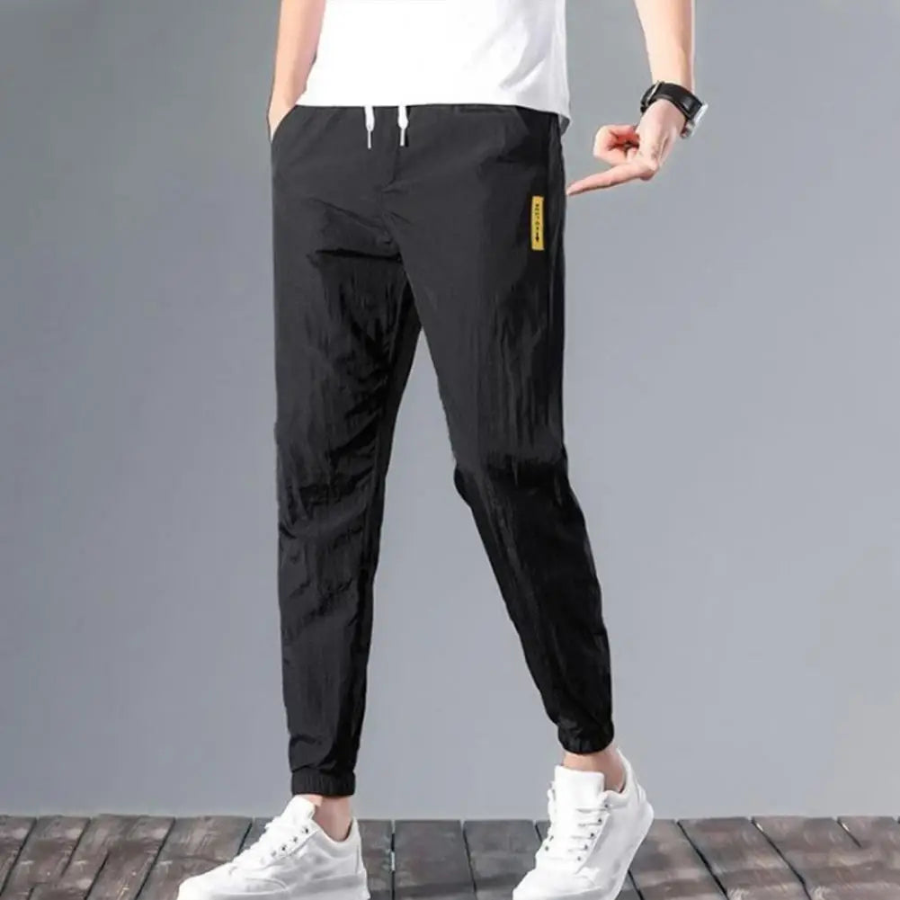 Men Clothing Autumn Winter Sweatpants Elastic Baggy Casual Pants Pants for Mens High Quality Cropped Pants Sweatpants