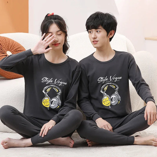 Teen Boys Clothing Teenage Pyjamas Cute Cartoon Kids Nightwear Set Baby Homewear