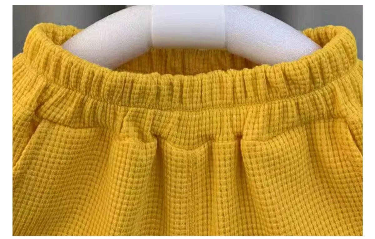 Boutique Baby Boys Outfits Summer Fashion Short Sleeve Shirts + Shorts Two Piece Kids