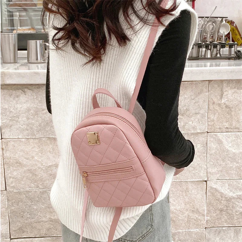 Fashion Backpack Women Casual Waterproof School Bags For Teenage Girl Multi-Function Shoulder Bag Travel Rucksack