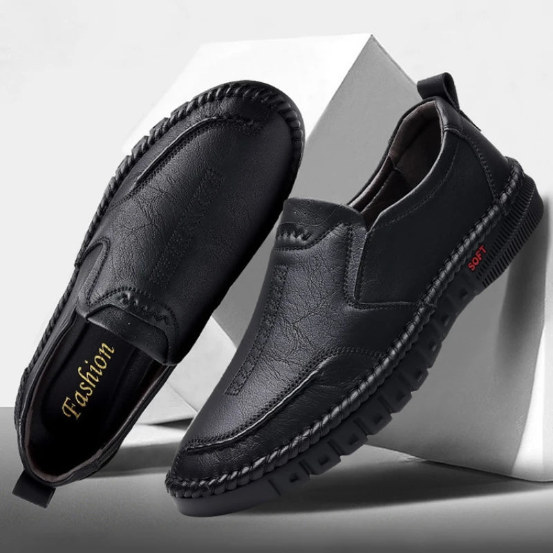 Leather Shoes Moccasin Shoes Breathable Men's Casual Loafers Comfortable Shoes for Men Summer Men's Sneakers