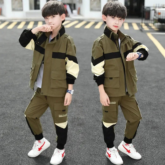 Kids Clothes Autumn Boys Clothing Suits New Children Sports Jackets Pants Sets Tracksuit Boys Clothes