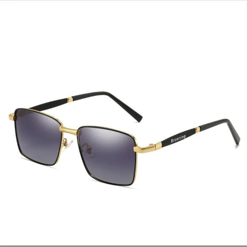 Retro Metal Sunglasses for Men, Sun Shading and UV Protection Glasses, Unisex Driving Glasses
