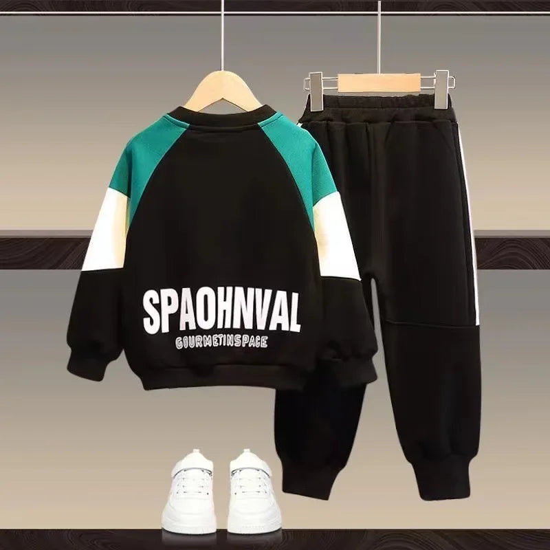 Spring Children's Boy's Clothing Outfit Sets Boys Wear Kids Spring Clothes 6 7 8 9 10 11 12 13 14 15 Years Boy Set Clothes
