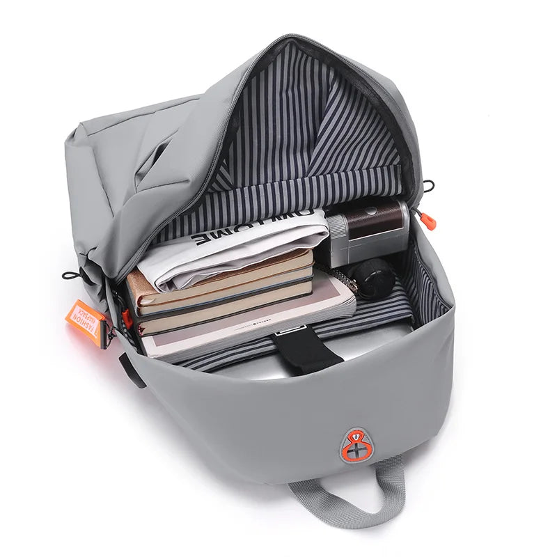 Business backpack men's USB school backpack 15.6-inch laptop waterproof backpack large capacity men's backpack