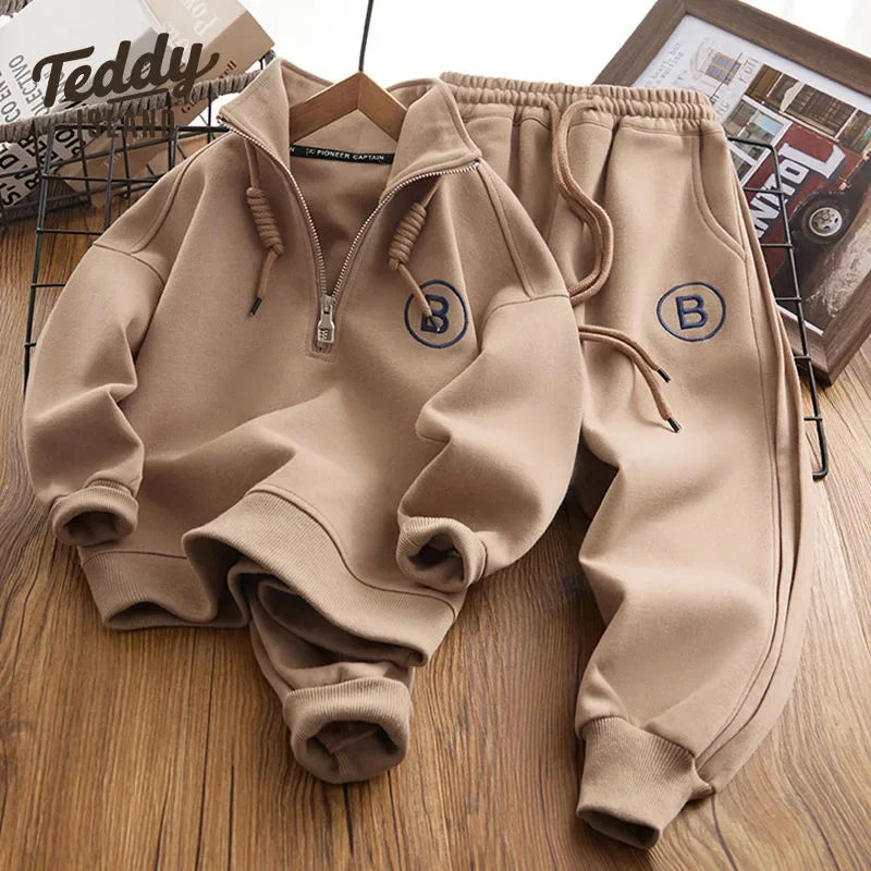 Boy Set Korean Children's Clothing Clothes Autumn Spring Thin Kids Suit for Boy