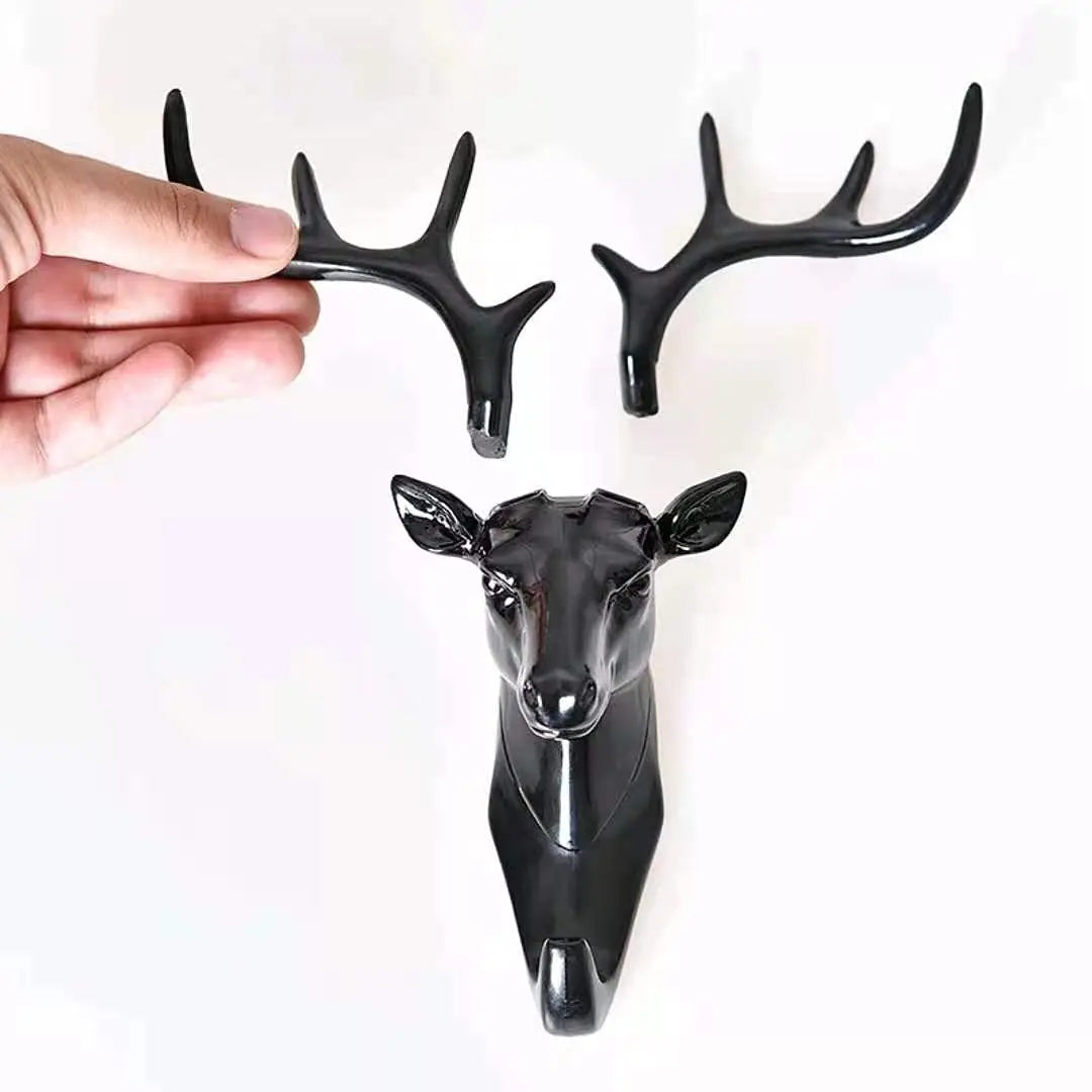 Home Decoration Hook Wall Shelving Wall Hanging Creative Wall Personality Deer Head Wall Key Holder