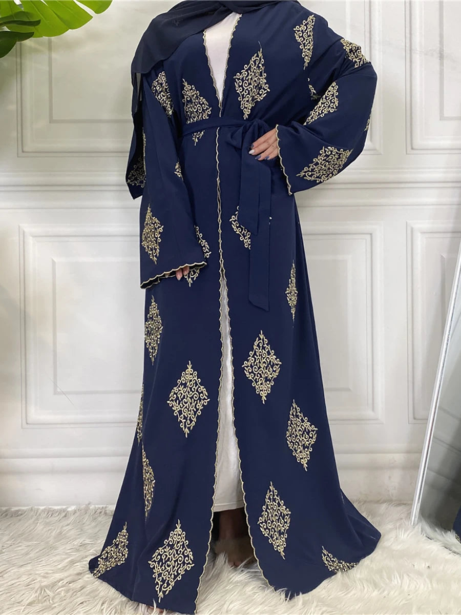 Modest Abaya Ramadan Robe Femme Musulmane Kaftan Islamic Clothing Muslim For Women Kimono Caftan Marocain Cardigan