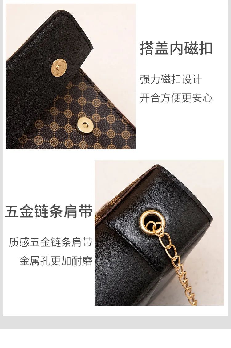 Women's Bag Autumn Winter New Female Literary Single-Shoulder Bag Minority Design Cross-Body Bag Trend Women's Bag Bolsos