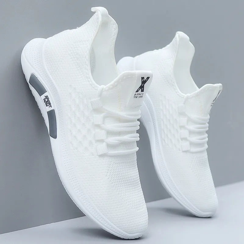 Spring Casual Shoes Breathable Non-slip Walking Sneakers Men Shoes Outdoor Comfortable Lace Up Running Shoes