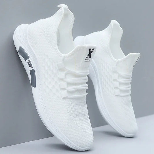 Spring Casual Shoes Breathable Non-slip Walking Sneakers Men Shoes Outdoor Comfortable Lace Up Running Shoes