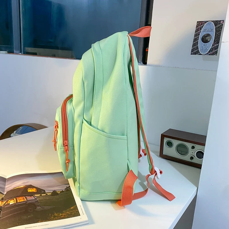 schoolbag Waterproof  Boy Girl  for High School  Trendy Laptop Mochila Women Backpack