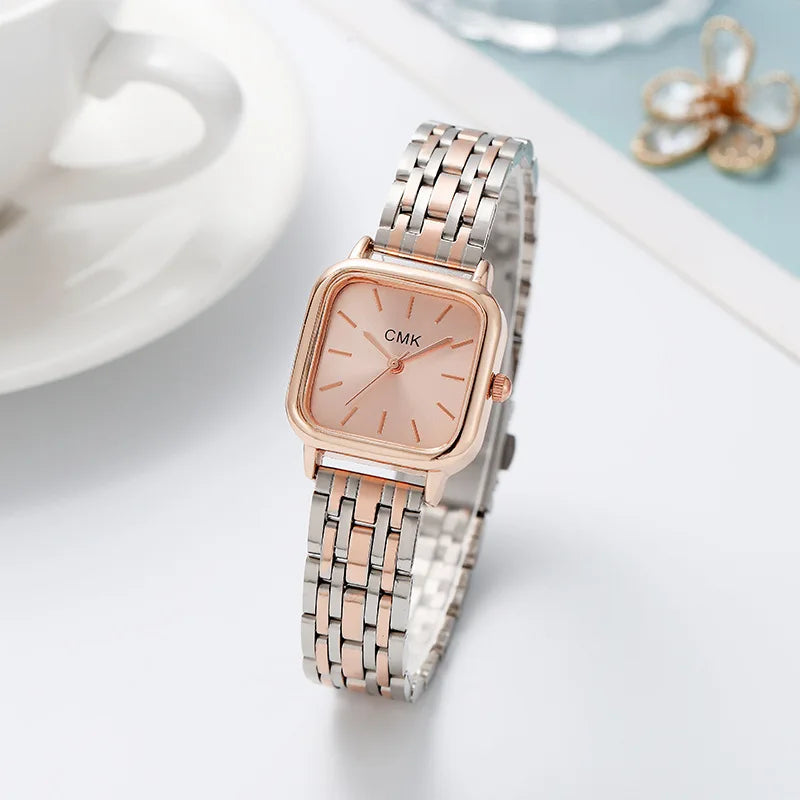 Watch Fashion Ladies Steel Chain Noble Quartz Watch   Business Wristwatch Watches for Women