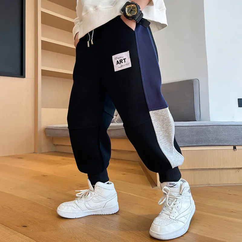 Spring Cool Boy Pencil Pants Children Cargo Pants Fashion Long Trousers Teenage Kids Clothes 4 5 6 7 8 9 10 11 12 13 14 Year Old