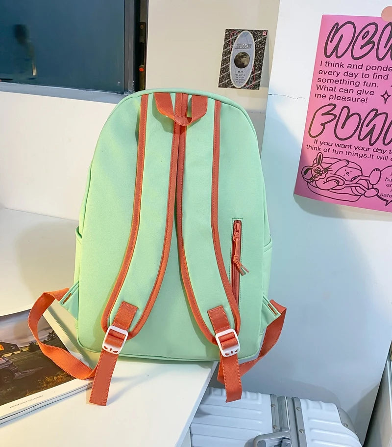 schoolbag Waterproof  Boy Girl  for High School  Trendy Laptop Mochila Women Backpack