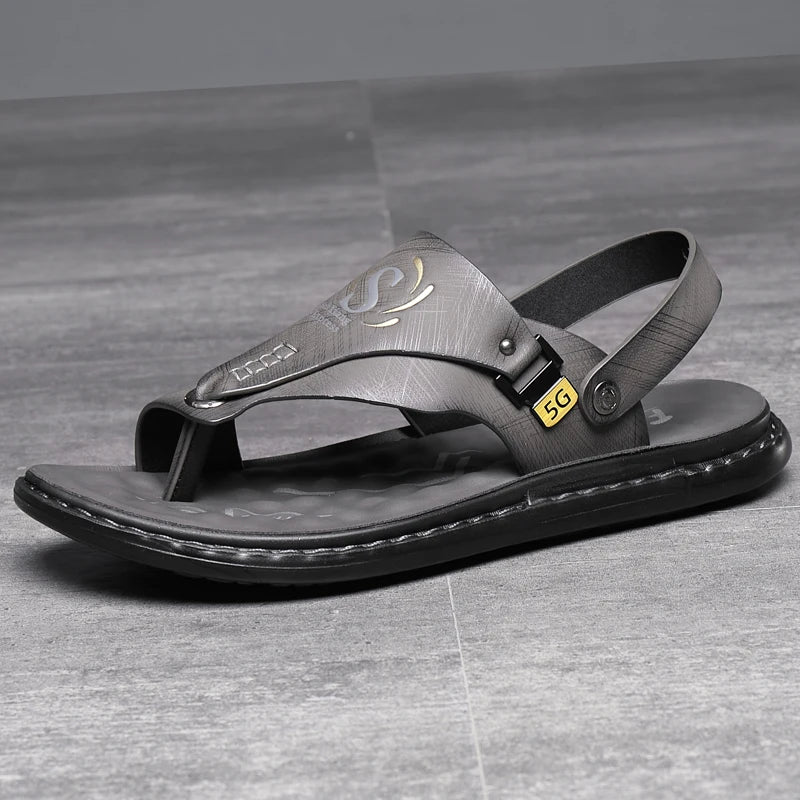 Men's Sandals Wholesale Summer Soft soled Anti slip Beach Shoes Men's Large New flip-flops Casual Outwear Sandals