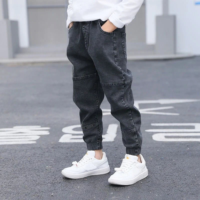 Skinny Jeans Kids Slim Pants Boys Stretch Jeans Casual Trousers 4 5 6 7 8 9 10 Years Child Clothes Pencil Pants