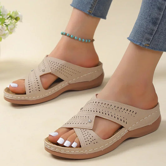 Sandals Wome Shoes Women Elegant Low Heels Sandals Summer Slippers