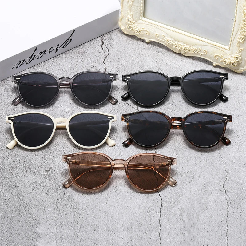 Polarized Sunglasses Women Men Fashion Round Famale Brand Design Sun Glasses Eyewear UV400 gafas de sol mujer