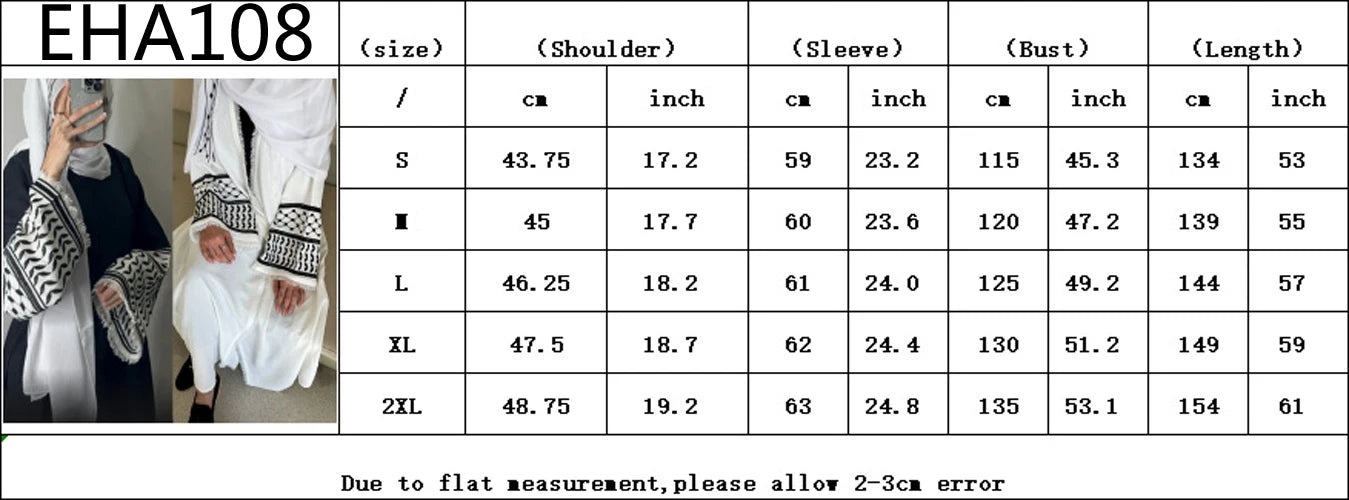 Muslim Abaya Women  Cardigan Maxi Dress Turkey Arab Robe Kimono Dubai Islam Kaftan Eid Ramadan Femme