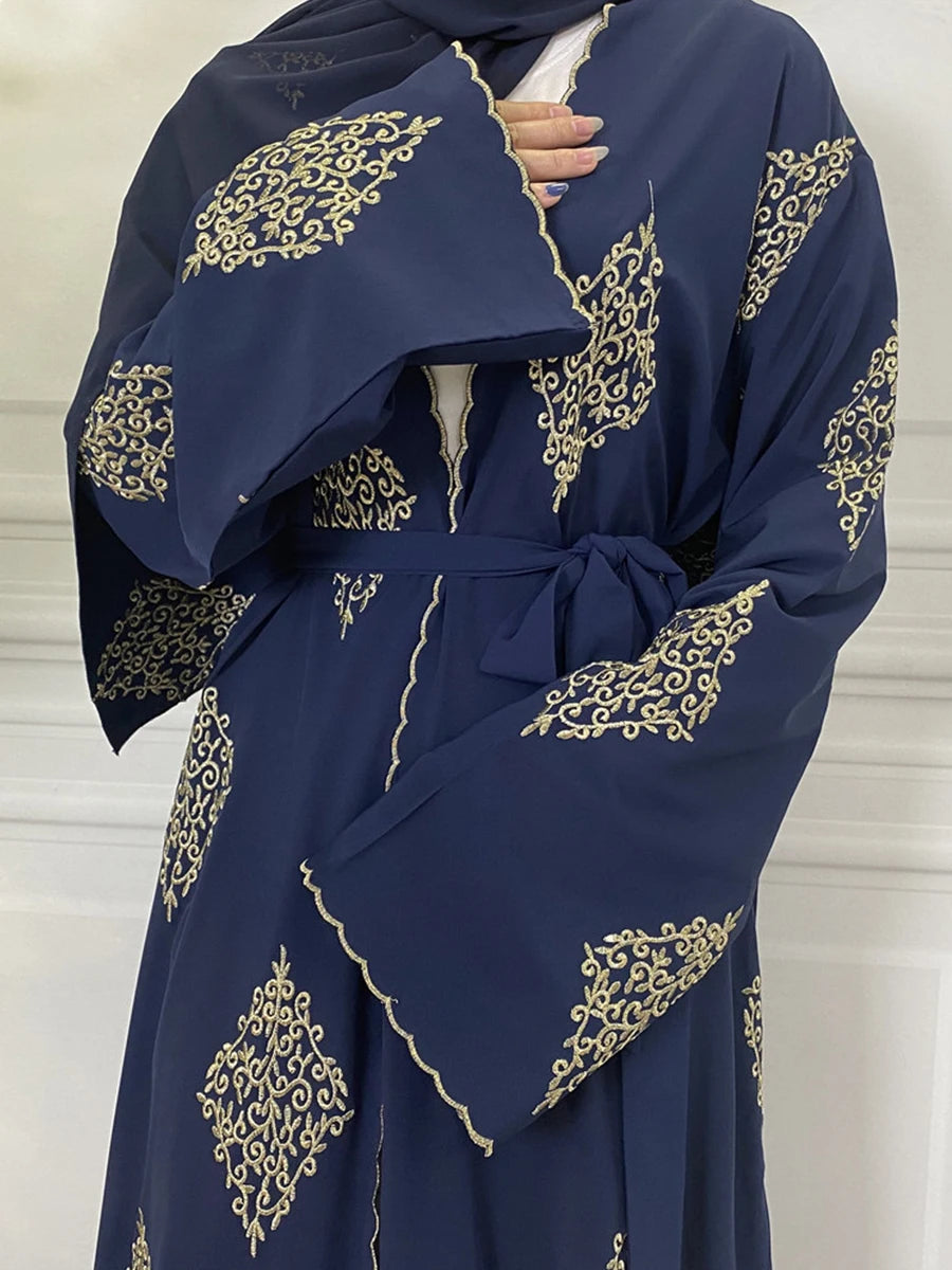 Modest Abaya Ramadan Robe Femme Musulmane Kaftan Islamic Clothing Muslim For Women Kimono Caftan Marocain Cardigan