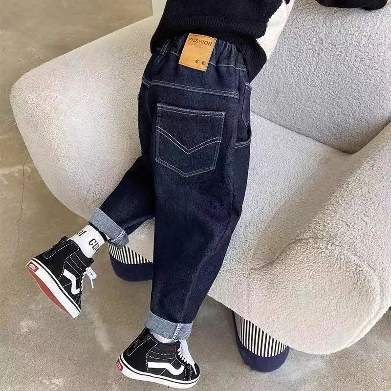 Boys Spring  Autumn Kids Jeans Children Trousers Jeans Casual Children's Pants Suitable