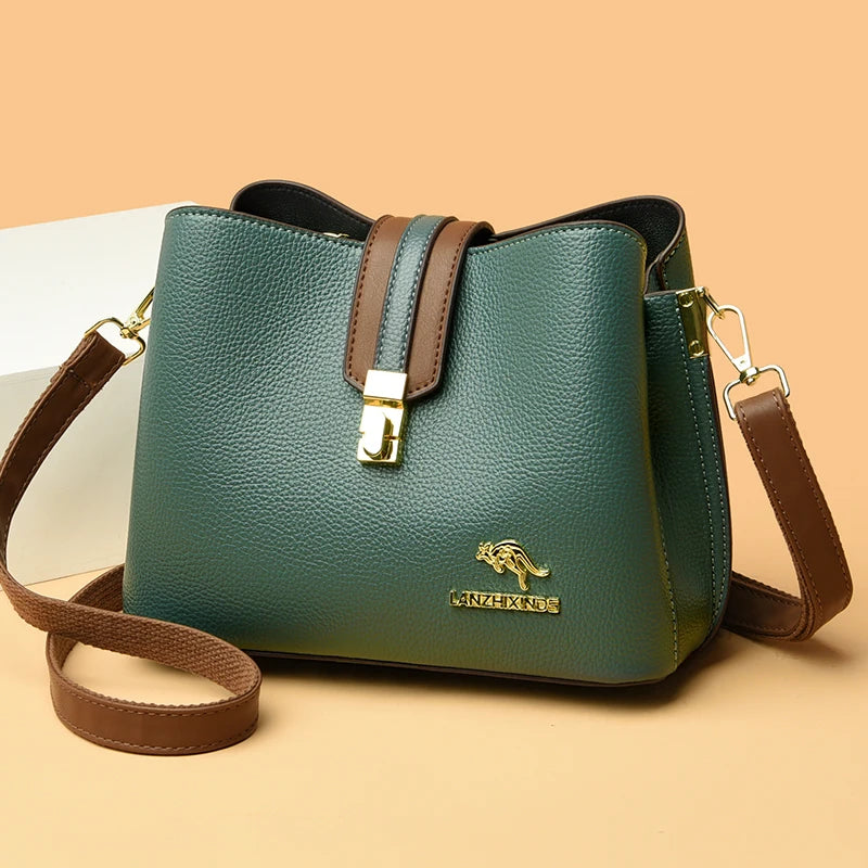 Women Bags Designer Handbags Casual Leather Cowhide High Capacity Shoulder Crossbody Bags for Women The New Luxury Handbags