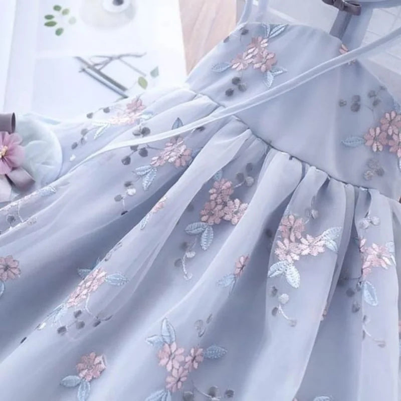 Girls' One-piece Dress Chinese Dress Cheongsam Children's Retro Gauze Skirt Baby's Summer Skirt 12+y Kids Clothes