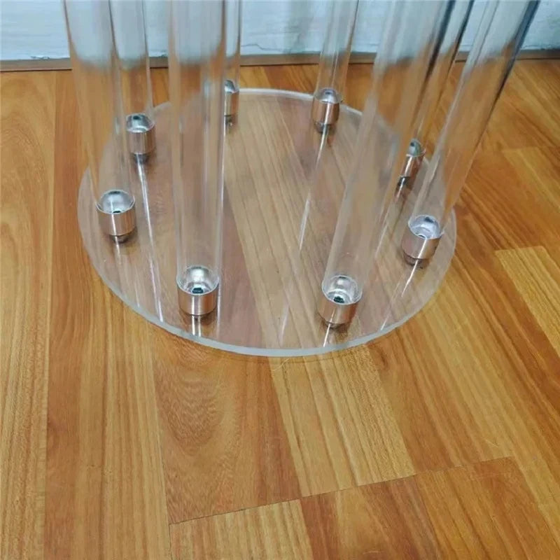 2/5/6/10pcs Wedding Decoration Centerpiece Candelabra Clear Candle Holder Acrylic Candlesticks for Weddings DIY Event Party