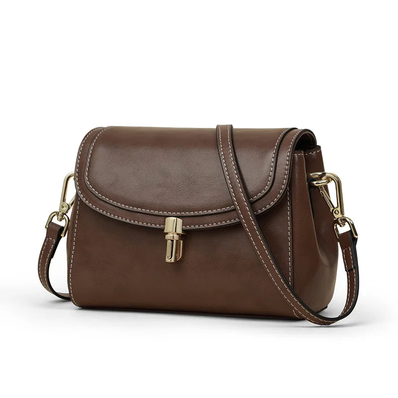 Cross-body Women's Bag Luxury Designer Leather Bag  High-end Fashion Versatile Crossbody Bag
