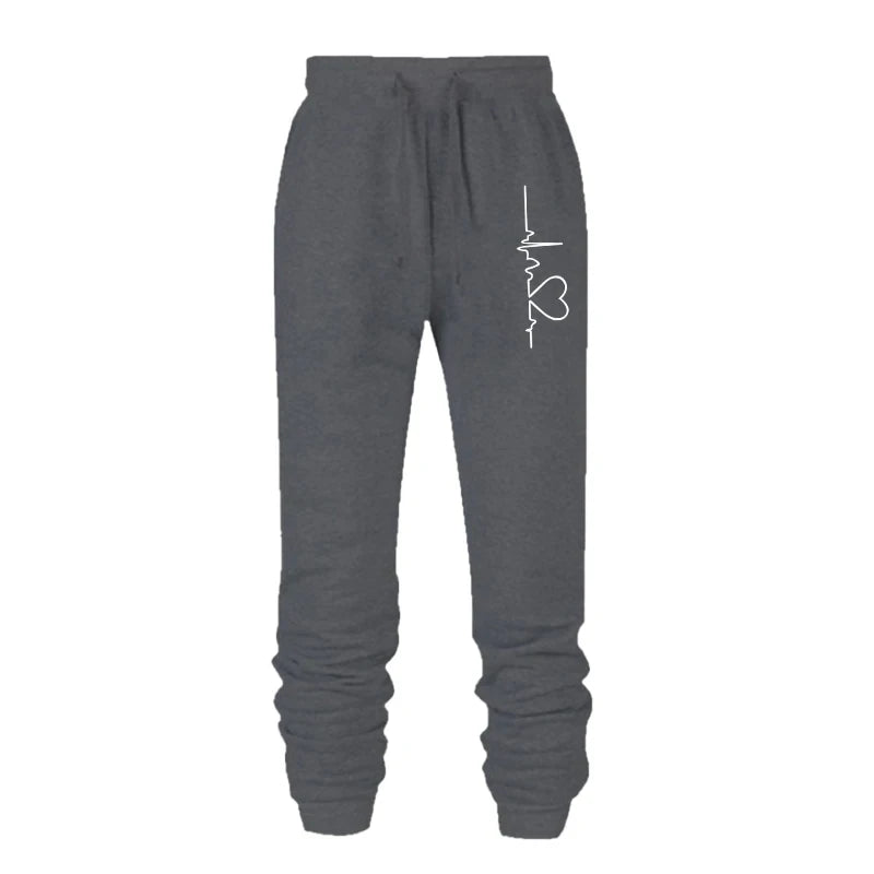 Fashion Women's Printed Trousers Long Pants Unisex Ladies Casual Sweatpants Soft Sports Pants Female Jogging Trousers