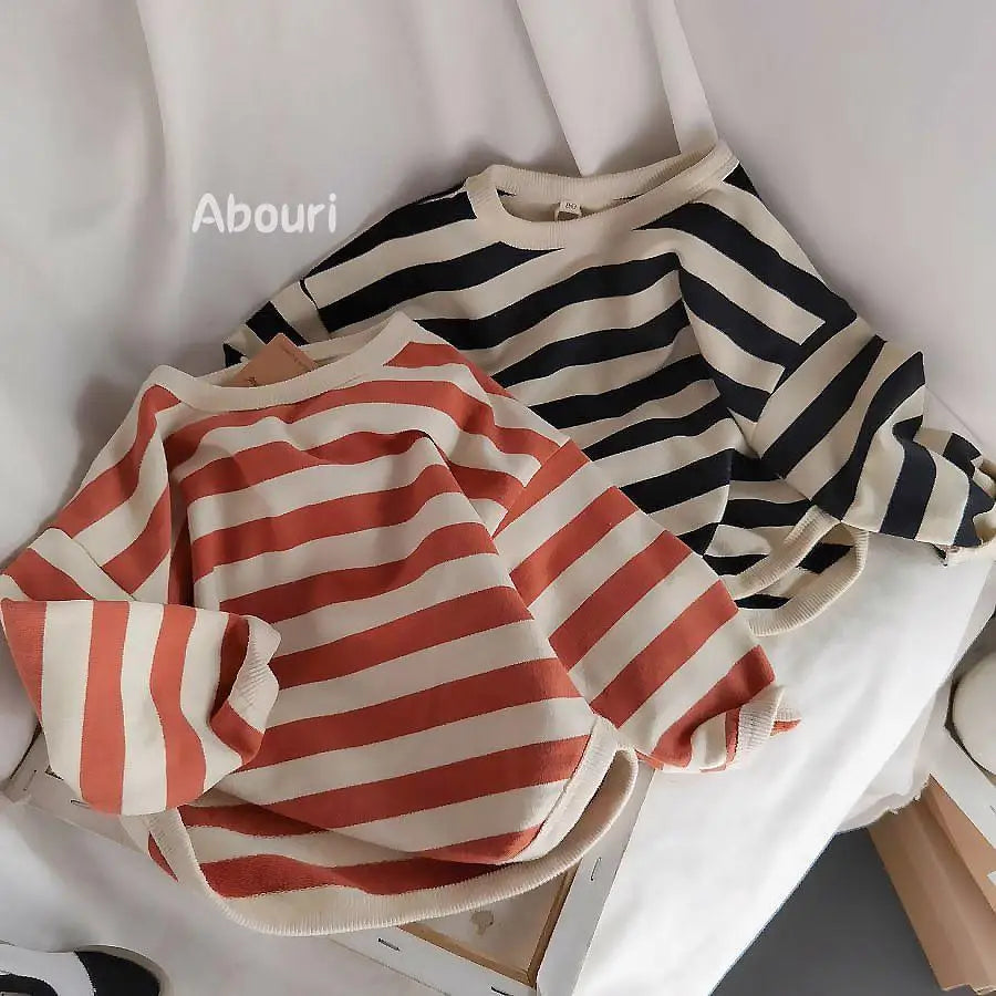 Autumn Spring Infant Tracksuits Toddler Cotton Stripe Set Baby Boys Clothes Sets Girl Kid Outfits for Newborn Boys Clothes Suits kids girls boys toddlers