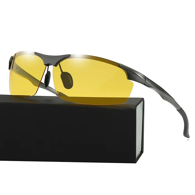 Fashion Photochromic Sunglasses Men Women Chameleon Polarized Pilot Sun Glasses Anti-glare Driving Eyeglasses UV400 Protection