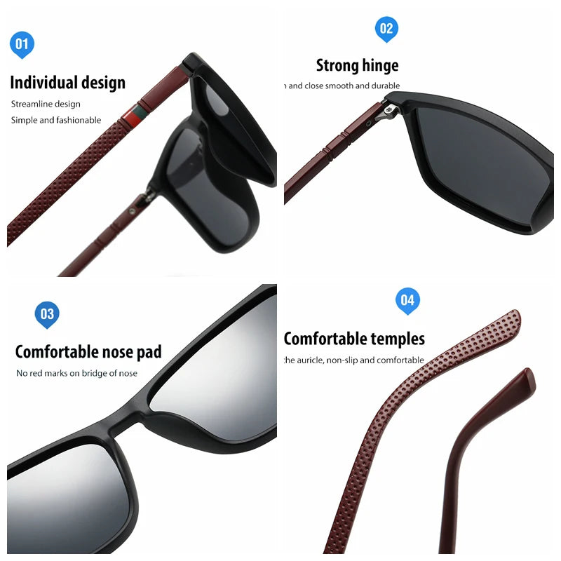 TR90 Polarized Sunglasses For Women Men UV400 Protection Brand Driving Sun Glasses Fashion Oculos De Sol Male Gafas
