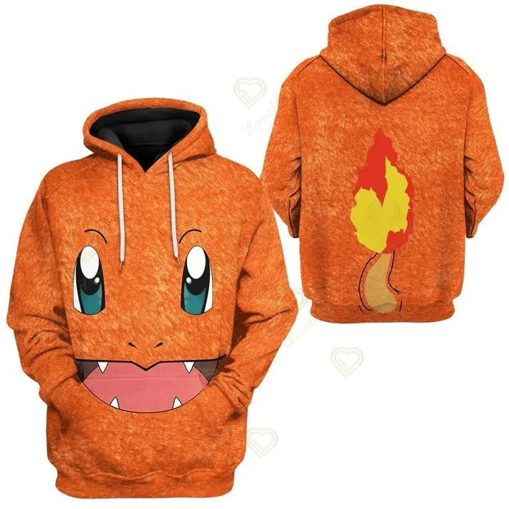 Children's Clothing POKK Hoodie Sweatshirts Autumn Winter Coats Kids Pullovers Pikachu Hoodies Baby Boys Girls Clothes