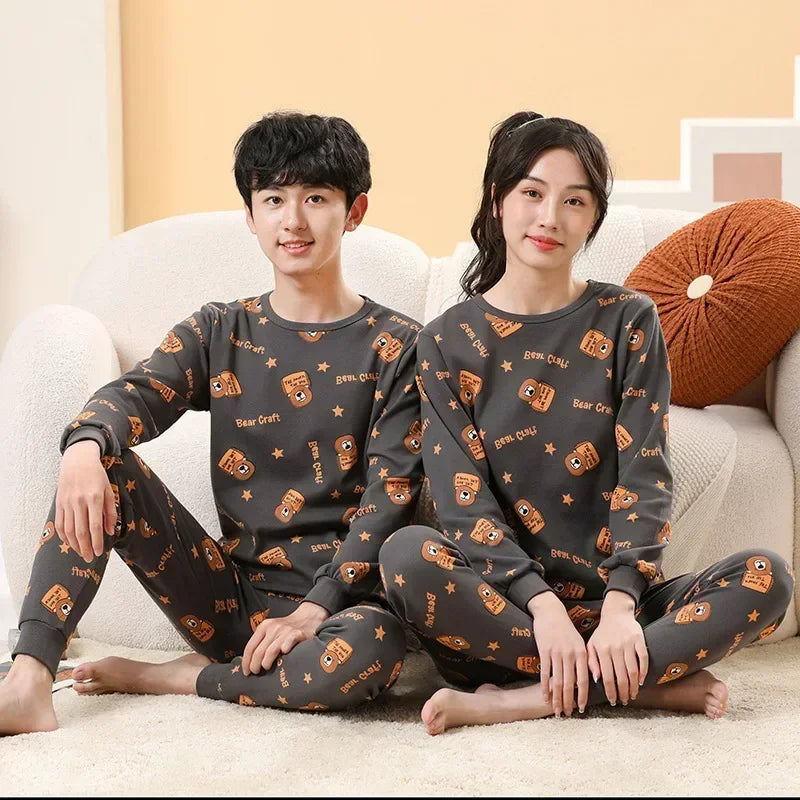 Teen Boys Clothing Teenage Pyjamas Cute Cartoon Kids Nightwear Set Baby Homewear