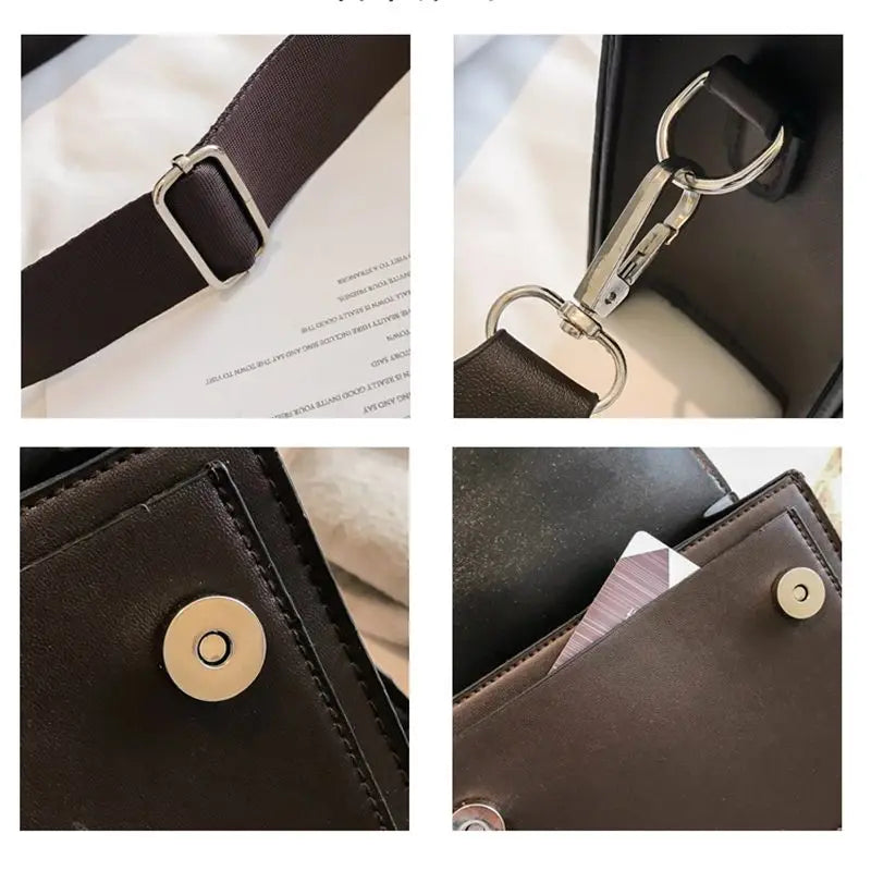 Women Bag Vintage Crossbody Bags for Women Casual Shoulder Bags Simple Style Luxury Shoulder Bags Ladies Handbags Purse