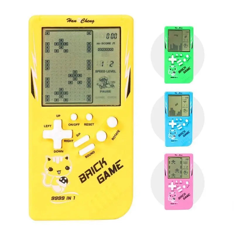 Puzzle Retro Game Console Machine Mini Portable Handheld Game Players Classic Brick Games Nostalgic For Children Toys Kids Gifts