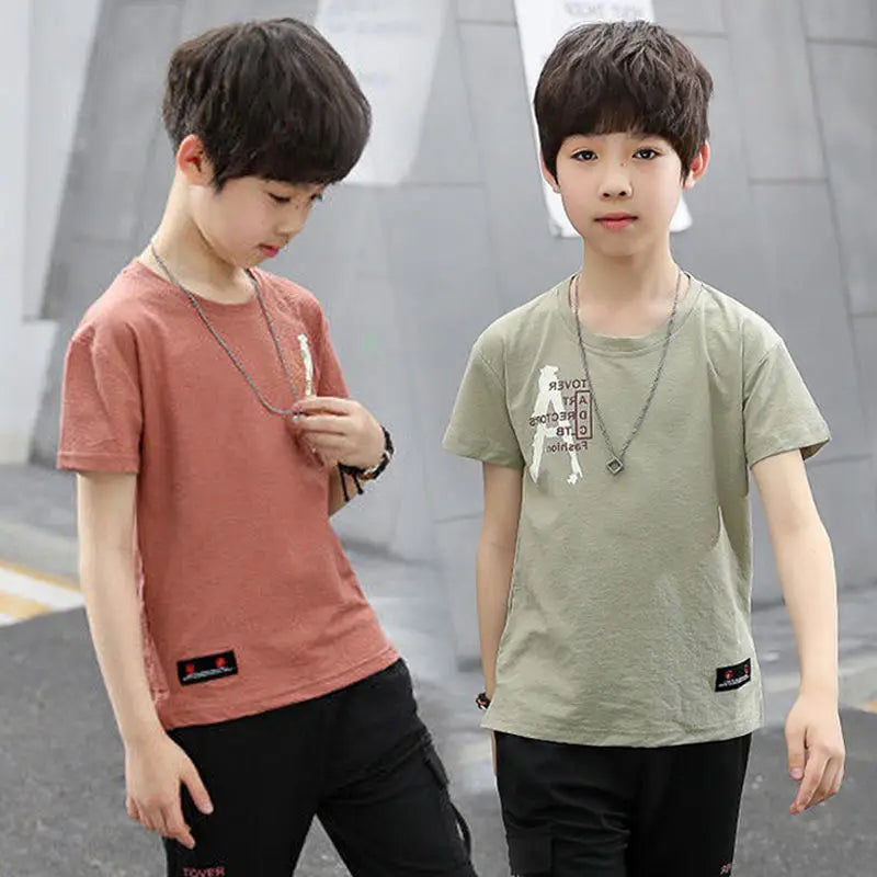 Boys Short Sleeve T Shirt +Short Pants Kids Suit Summer Boys Clothes Casual Children Clothing Sets